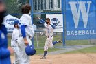 Baseball vs CGA  Wheaton College Baseball vs Coast Guard Academy during game two of the NEWMAC semi-finals playoffs. - (Photo by Keith Nordstrom) : Wheaton, baseball, NEWMAC
